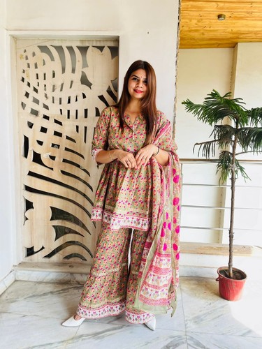 Asian anarkali style salwar - style,