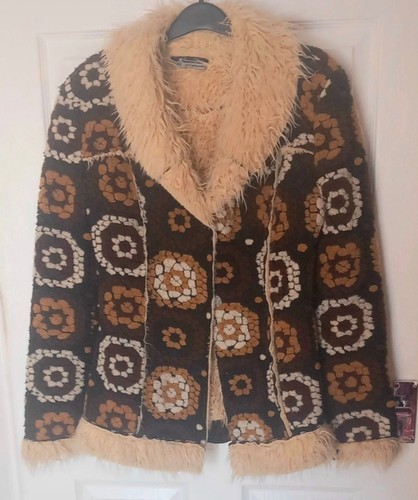 Genuine vintage 70s afghan - genuine, 60/70s