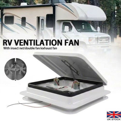Caravan roof vent 12v double - roof,
