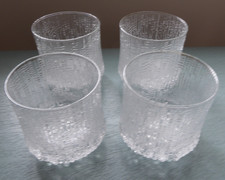 Iittala Ultima Thule Tapio Wirkkala 8 Oz Old Fashioned / Rocks Glasses Set of 4