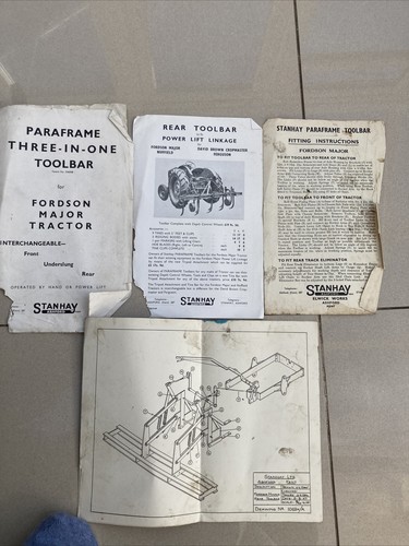 Fordson major toolbar job - fordson,