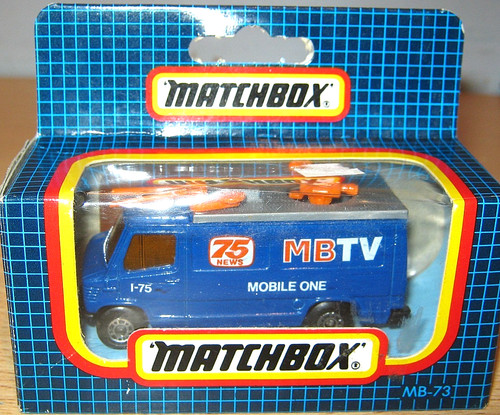 Matchbox news truck - 'mb,