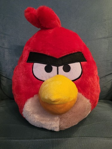 Red angry birds plush - angry,