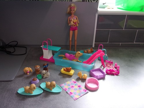 Barbie doll with pool - doll,