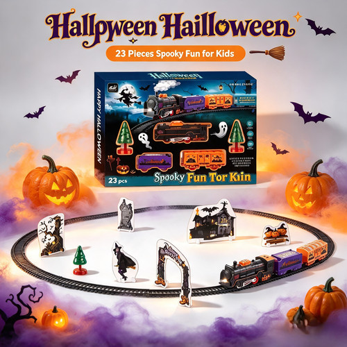 Halloween rail train - rail,