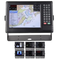 Marine GPS Chart Plotter 10.4in LCD Display With Sound Alarm For Boat
