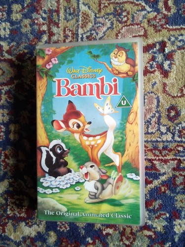 Bambi vhs video freepost - bambi,