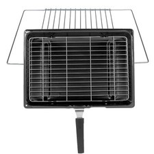 Universal 280-380mm Cooker Grill Pan with Rack and Handle + FREE Wire Oven Shelf