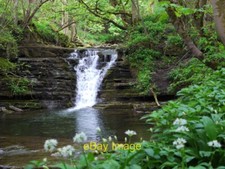 Photo 6x4 Waterfall north of High Mill Westgate The water here falls over c2011
