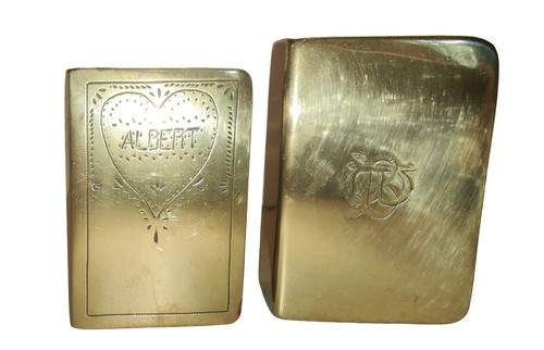 Two wwi brass - wwi, art