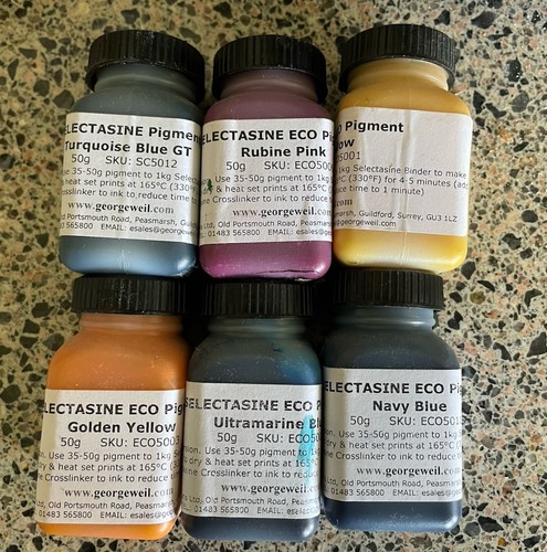Set screen printing inks - of,