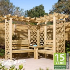 NEW WOODEN CORNER GARDEN