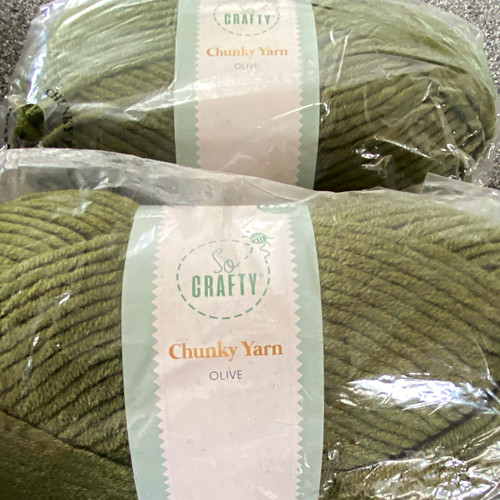 Crafty chunky yarn olive - crafty!,