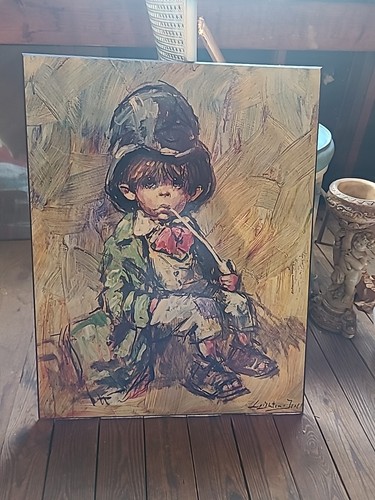 Original oil painting signed - oil,