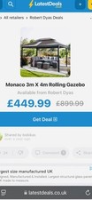 Monaco Rolling Gazebo 3*4m