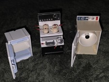 Vintage Lundby Kitchen Fridge