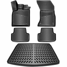 ELMASLINE 3D Rubber Mats & Boot Liner Set for Audi A6 III (C7) Estate ( Avant