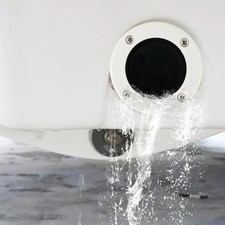 Marine ABS Drain Outlet with One Way Valve for Yacht and Speedboat Use
