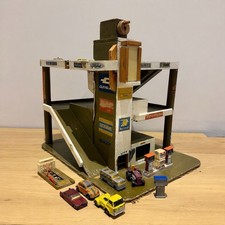 Vintage Wooden Toy Car Garage