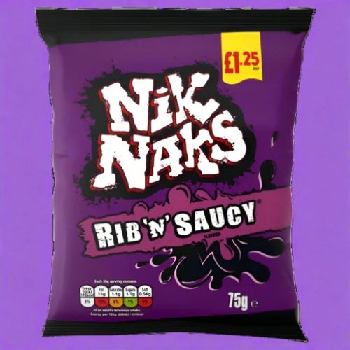 Nik naks rib saucy flavour - rib, n