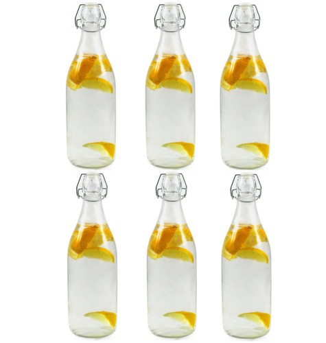 Litre glass flip top - litre,