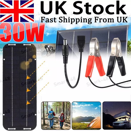 30w solar panel 12v trickle - 30w,