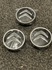 Citroen C1 Alloy Wheel Centre Caps Black And Silver New Unused 3x Caps