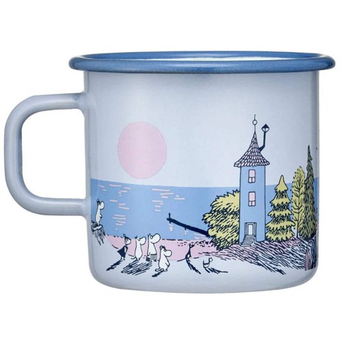 Moomin enamel mug sunset - mug,