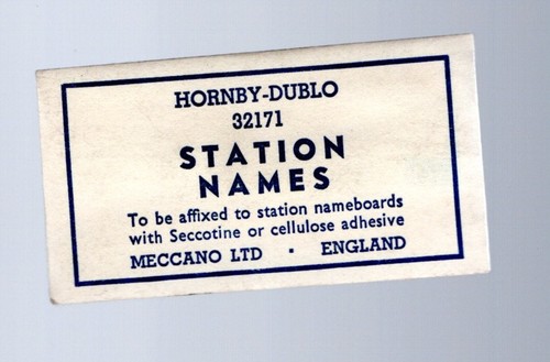 Hornby dublo packet station - hornby,