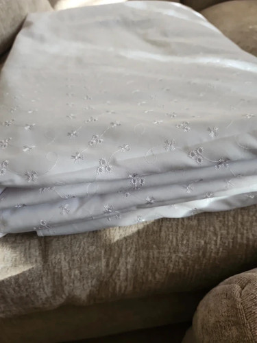 Broderie anglaise fabric - anglaise,