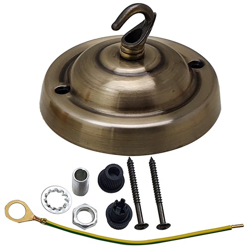 Metal ceiling rose - metal, plate