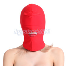 Spandex Hood Full Mask Open