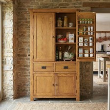 Pantry Cupboard Rustic Oak