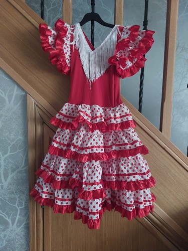 Girls spanish flamenco dress - girls,