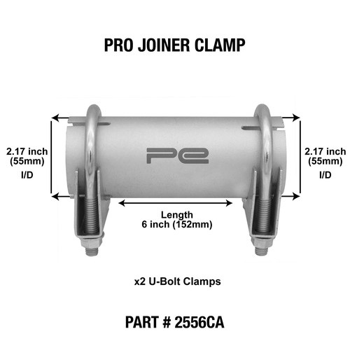 55mm clamp on exhaust - 2.17",