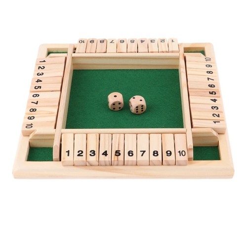 Players shut the box wooden - 4,