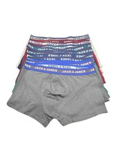 NEW Jack & Jones Men’s Navy Grey Green 10 Boxers Boxer Shorts - L