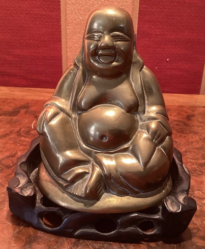 Vtg laughing buddha - laughing,