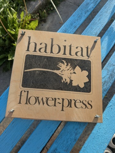 Vintage habitat flower press - flower,