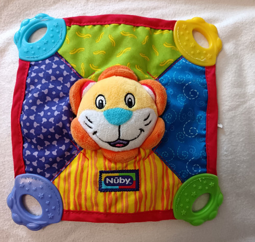 Nuby lion teething plush - nuby,