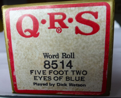 Pianola word roll - word, foot