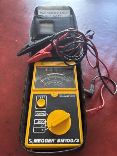 Megger bm100 500v - 500v, insulation