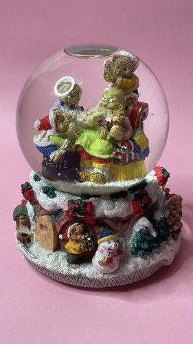 Vintage christmas santa bears - christmas,