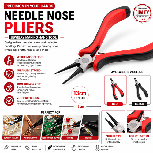 Round nose pliers tools - round,
