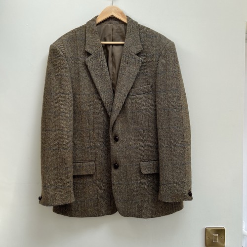 Harris tweed jacket blazer 42l - harris,