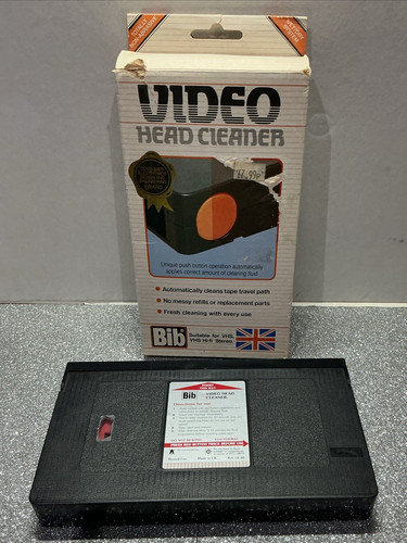 Vintage bib vhs video tape - vintage,