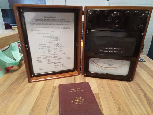 Weston wattmeter polyphase - weston,
