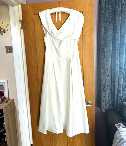 Monsoon bridal ivory satin - bridal,