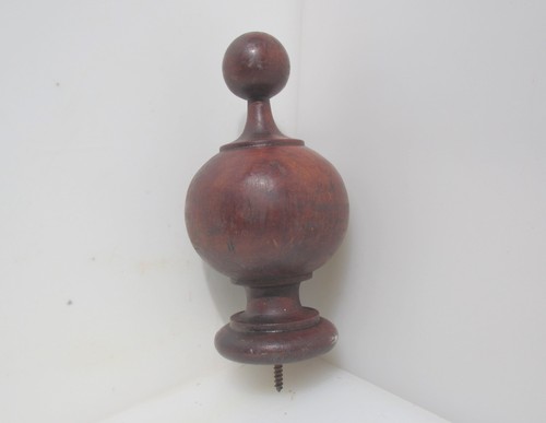 Victorian turned wooden finial - victorian,