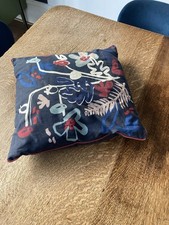 IKEA - Malaborste - Navy Cushion - 50x50cm - 100% Cotton
